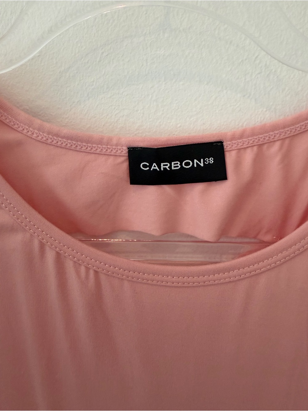 Carbon38 Blush Pink Scoop Neck Tank